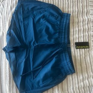 Pinspark Women's Athletic Shorts - Blue